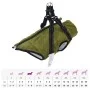 Hundemantel mit reflektierendem wasserdichtem Geschirr Größe L in Militärgrün. von , Kleidung für Hunde - Ref: Foro24-4019894...