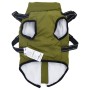 Dog coat harness waterproof reflective 2XL military green by , Clothes for dogs - Ref: Foro24-4019896, Price: 21,99 €, Discou...