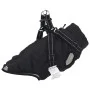 Abrigo para perro con arnés impermeable reflectante S negro de , Ropa para perros - Ref: Foro24-4019907, Precio: 19,12 €, Des...