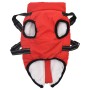 Wasserdichter reflektierender Hundemantel mit integriertem Geschirr, 2XL, rot. von , Kleidung für Hunde - Ref: Foro24-4019951...