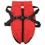 Waterproof reflective harness dog coat size S red by , Clothes for dogs - Ref: Foro24-4019947, Price: 19,12 €, Discount: %