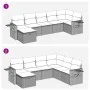 Garden set with 7 pieces of sofas and beige synthetic rattan cushions. by , Garden sets - Ref: Foro24-3325505, Price: 475,76 ...