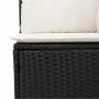 Garden sofa set with 8 pieces of black synthetic rattan and cushions. by , Garden sets - Ref: Foro24-3325532, Price: 473,36 €...