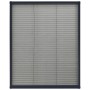 Plissee-Moskitonetz für anthrazitgraue Aluminiumfenster 60x80cm von vidaXL, Moskitonetze für Fenster - Ref: Foro24-148663, Pr...