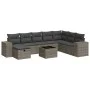 Garden sofa set with 9-piece synthetic rattan gray cushions by , Garden sets - Ref: Foro24-3325746, Price: 553,09 €, Discount: %