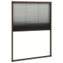 Plissee-Moskitonetz für braune Aluminiumfenster 80x120 cm von vidaXL, Moskitonetze für Fenster - Ref: Foro24-148655, Preis: 3...