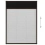 Plissee-Moskitonetz für braune Aluminiumfenster 80x120 cm von vidaXL, Moskitonetze für Fenster - Ref: Foro24-148655, Preis: 3...