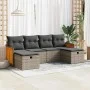 6-piece garden furniture set with gray synthetic rattan cushions by , Garden sets - Ref: Foro24-3326057, Price: 371,34 €, Dis...