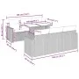 7-piece garden sofa set with gray synthetic rattan cushions by , Garden sets - Ref: Foro24-3326261, Price: 509,59 €, Discount: %
