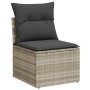 Set de sofás de jardín 7 pzas con cojines ratán PE gris claro de , Conjuntos de jardín - Ref: Foro24-3326263, Precio: 559,29 ...