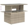 Set de sofás de jardín 7 pzas con cojines ratán PE gris claro de , Conjuntos de jardín - Ref: Foro24-3326263, Precio: 559,29 ...