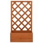 Orange fir wood garden trellis planter 50x25x90 cm by vidaXL, Pots and planters - Ref: Foro24-314830, Price: 38,74 €, Discoun...