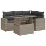 Set of garden sofas and cushions 5 pieces light gray synthetic rattan by , Garden sets - Ref: Foro24-3326313, Price: 424,38 €...