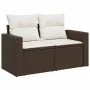 Set of 6 garden sofas and brown synthetic rattan cushions by , Garden sets - Ref: Foro24-3326324, Price: 459,93 €, Discount: %