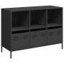 Cold-rolled black steel sideboard 101.5x39x73.5 cm by , Sideboards - Ref: Foro24-851364, Price: 161,87 €, Discount: %