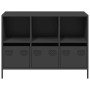 Cold-rolled black steel sideboard 101.5x39x73.5 cm by , Sideboards - Ref: Foro24-851364, Price: 161,87 €, Discount: %