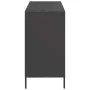 Kaltgewalzter schwarzer Stahlschrank 101,5x39x73,5 cm von , Sideboards - Ref: Foro24-851364, Preis: 158,78 €, Rabatt: %