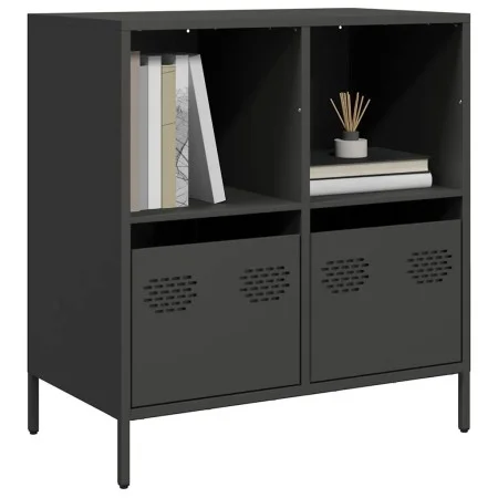 Cold-rolled black steel sideboard 68x39x73.5 cm by , Sideboards - Ref: Foro24-851358, Price: 82,80 €, Discount: %