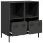 Cold-rolled black steel sideboard 68x39x73.5 cm by , Sideboards - Ref: Foro24-851358, Price: 82,80 €, Discount: %
