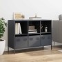 Cold-rolled anthracite gray laminated steel sideboard 101.5x39x73.5 cm by , Sideboards - Ref: Foro24-851366, Price: 170,85 €,...