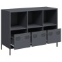 Cold-rolled anthracite gray laminated steel sideboard 101.5x39x73.5 cm by , Sideboards - Ref: Foro24-851366, Price: 170,85 €,...