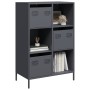 Anthracite gray steel sideboard 68x39x103.5 cm by , Sideboards - Ref: Foro24-851408, Price: 120,47 €, Discount: %