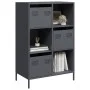 Anthracite gray steel sideboard 68x39x103.5 cm by , Sideboards - Ref: Foro24-851408, Price: 119,38 €, Discount: %