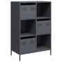 Anthracite gray steel sideboard 68x39x103.5 cm by , Sideboards - Ref: Foro24-851408, Price: 120,47 €, Discount: %