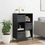 Anthracite gray steel sideboard 68x39x103.5 cm by , Sideboards - Ref: Foro24-851408, Price: 119,38 €, Discount: %