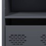 Anthracite gray steel sideboard 68x39x103.5 cm by , Sideboards - Ref: Foro24-851408, Price: 120,47 €, Discount: %