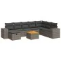 Garden sofa set with 9-piece synthetic rattan gray cushions by , Garden sets - Ref: Foro24-3325889, Price: 548,71 €, Discount: %