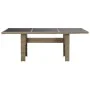 Dining table garden glass and brown PE rattan 200x100x74 cm by vidaXL, Garden tables - Ref: Foro24-310141, Price: 185,02 €, D...