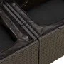 Set of 6-piece garden sofas and cushions synthetic rattan black by , Garden sets - Ref: Foro24-3325863, Price: 382,46 €, Disc...