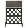 Jardinera enrejada de jardín madera de abeto gris 45x30x74 cm by vidaXL, Pots and planters - Ref: Foro24-314839, Price: 39,58...