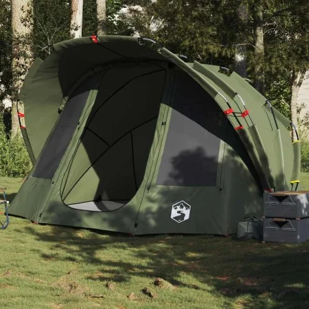 Fishing tent 5 people waterproof olive green by , tents - Ref: Foro24-4009392, Price: 149,39 €, Discount: %