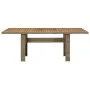 Garden dining table made of synthetic brown rattan 200x100x74 cm by vidaXL, Garden tables - Ref: Foro24-310143, Price: 175,39...
