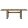 Mesa de comedor de jardín ratán sintético marrón 200x100x74 cm de vidaXL, Mesas de jardín - Ref: Foro24-310143, Precio: 176,2...