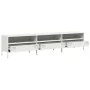 TV-Ständer aus kaltgewalztem Stahl weiß 202x39x43,5 cm von , TV-Möbel - Ref: Foro24-851351, Preis: 172,63 €, Rabatt: %