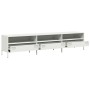 TV-Ständer aus kaltgewalztem Stahl weiß 202x39x43,5 cm von , TV-Möbel - Ref: Foro24-851351, Preis: 174,83 €, Rabatt: %