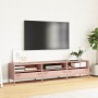 Mueble para TV acero laminado en frío rosa 202x39x43,5 cm by , TV Furniture - Ref: Foro24-851347, Price: 174,83 €, Discount: %
