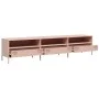 Mueble para TV acero laminado en frío rosa 202x39x43,5 cm von , TV-Möbel - Ref: Foro24-851347, Preis: 172,63 €, Rabatt: %