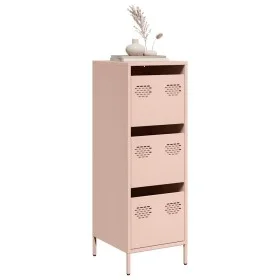 Aparador de acero rosa 39x35x103,5 cm by , Sideboards - Ref: Foro24-851401, Price: 84,78 €, Discount: %