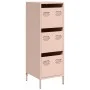 Aparador de acero rosa 39x35x103,5 cm de , Aparadores - Ref: Foro24-851401, Precio: 85,50 €, Descuento: %