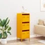 Senfgelbes Sideboard aus Stahl 39x35x103,5 cm von , Sideboards - Ref: Foro24-851403, Preis: 127,61 €, Rabatt: %