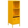 Aparador de acero amarillo mostaza 35x39x103,5 cm de , Aparadores - Ref: Foro24-851379, Precio: 102,63 €, Descuento: %