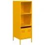Senfgelbes Sideboard aus Stahl 35x39x103,5 cm von , Sideboards - Ref: Foro24-851379, Preis: 101,41 €, Rabatt: %