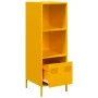 Mustard yellow steel sideboard 35x39x103.5 cm by , Sideboards - Ref: Foro24-851379, Price: 101,41 €, Discount: %