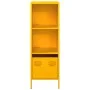 Mustard yellow steel sideboard 35x39x103.5 cm by , Sideboards - Ref: Foro24-851379, Price: 101,41 €, Discount: %
