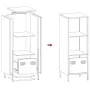 Mustard yellow steel sideboard 35x39x103.5 cm by , Sideboards - Ref: Foro24-851379, Price: 101,41 €, Discount: %