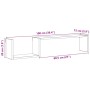 Wandregal 2 Stück gealtertes Holzwerkstoff 100x15x20cm von , Regale und Regale - Ref: Foro24-856612, Preis: 35,11 €, Rabatt: %